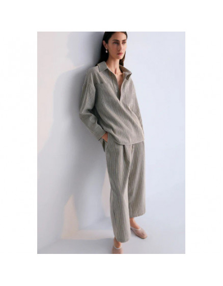 Pergamo Woman Pant Navy 2