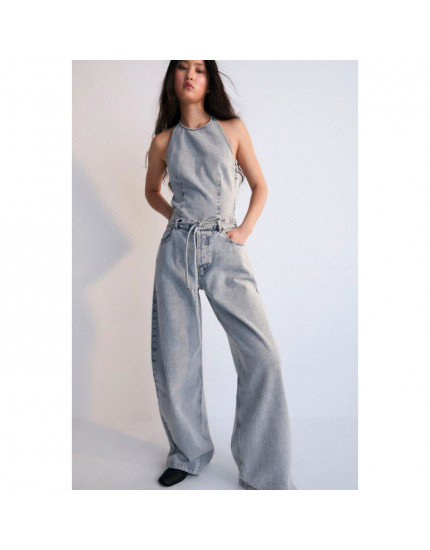 Chios Woman Top Denim