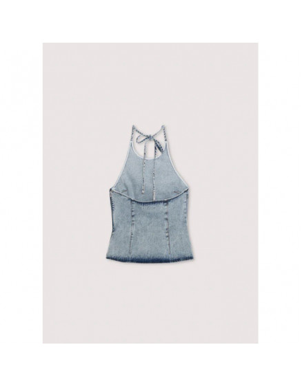 Chios Woman Top Denim 2