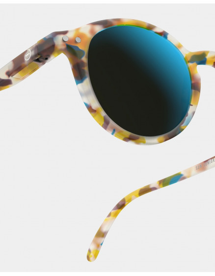 Junior #D Blue Tortoise Mirror Sunglasses 5-10 3