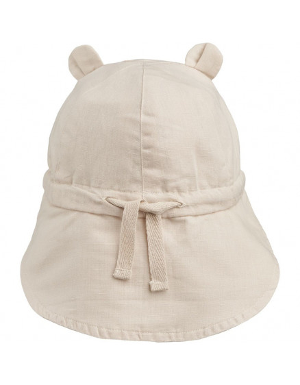 Gorm Linen Sun Hat With Ears Sandy 2