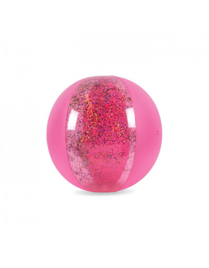 Transparent  Beach Ball Pink Large