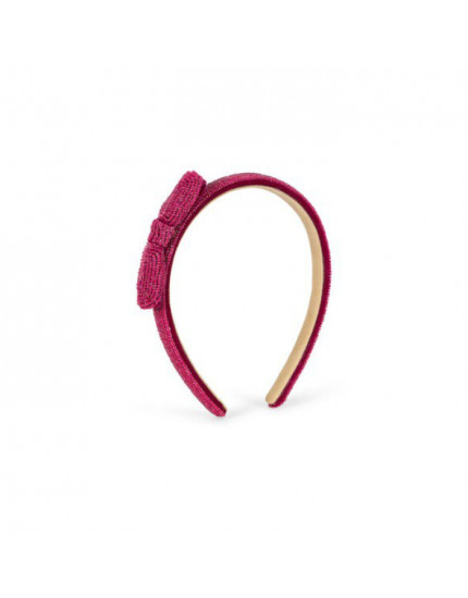 Pearlk Ribbon Hairbrace Sangria 3Y+