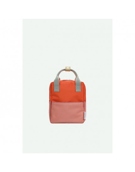 Backpack Small Orange + Coral pink One Size