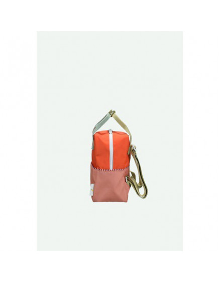 Backpack Small Orange + Coral pink 6