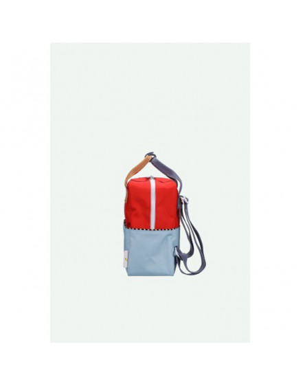 Backpack Small Red Hat + Zissou Blue 6