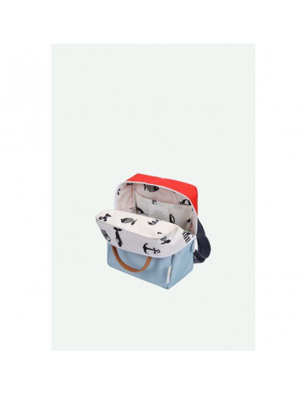 Backpack Small Red Hat + Zissou Blue 2