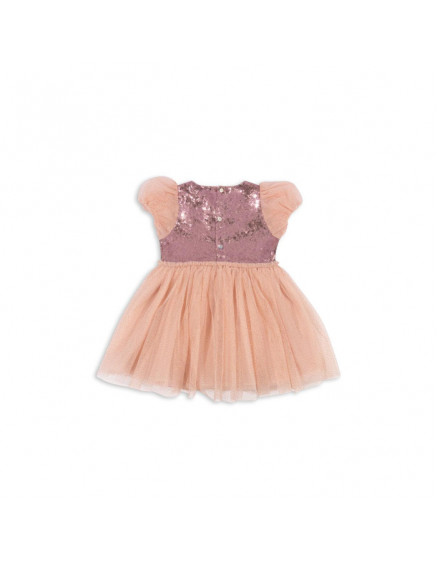 Odette Rainbow Dress Evening Sand 3
