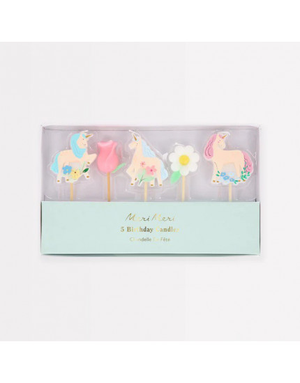 Meadow Unicorns Candles One Size