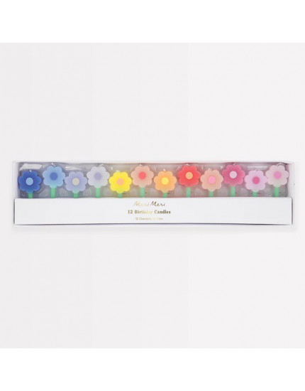 Rainbow Daisy Candles One Size