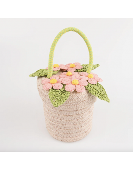Flower Pot Basket Bag