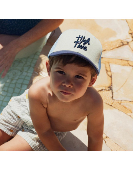 Casquette trucker High Five Bleue 5