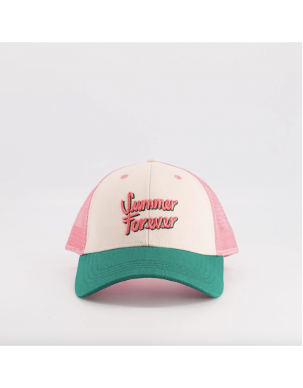 Casquette trucker Summer Forever Rose