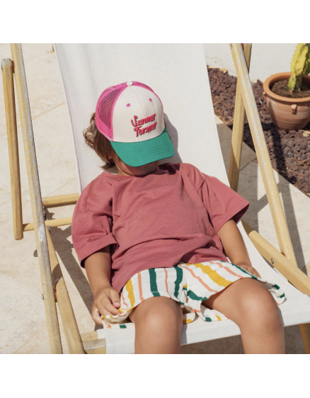 Casquette trucker Summer Forever Rose 5