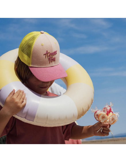 Casquette trucker Amour Fou Jaune Enfant 2