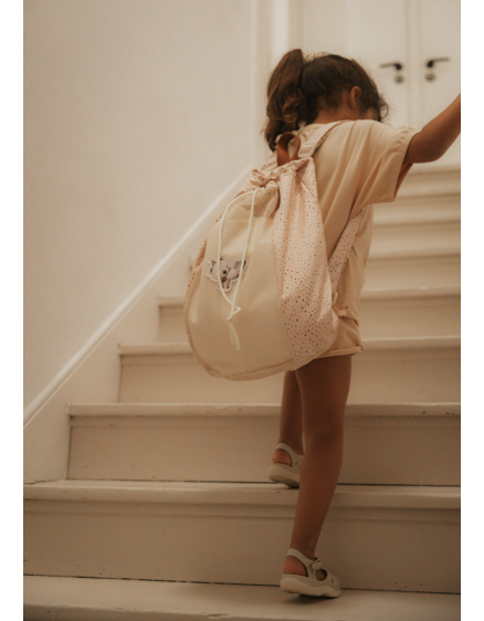 Beach Net Backpack Unique Dots Koala 3