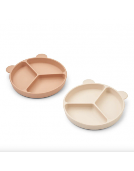 Stacy Divider Suction Plate Rose