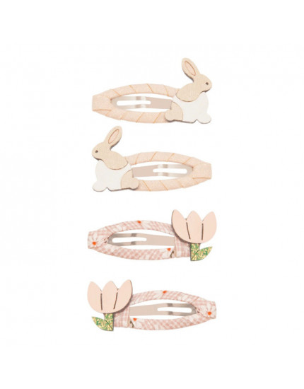 4 х Bunny & flower clic clacs