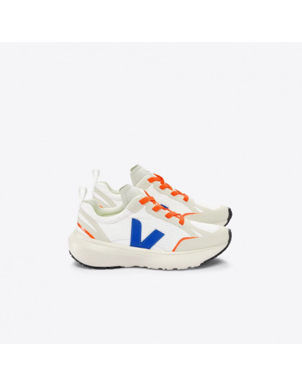 Canary Elastic Laces Alveomesh White Indigo 33