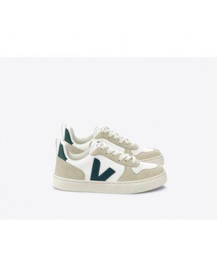 V-10 Leather White Brittany Almond Sneakers 29