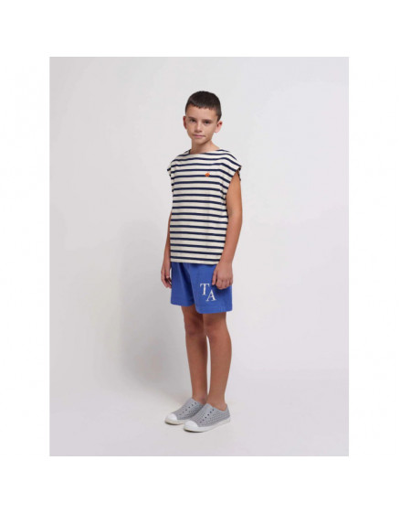 Майка Navy Blue Beige 5