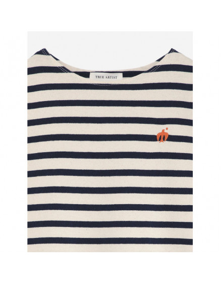 Майка Navy Blue Beige 4