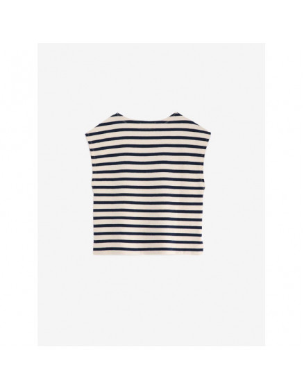 Майка Navy Blue Beige 3