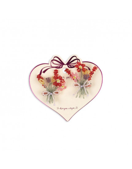 2 Pack Pearly Flower Hair Clip Multi