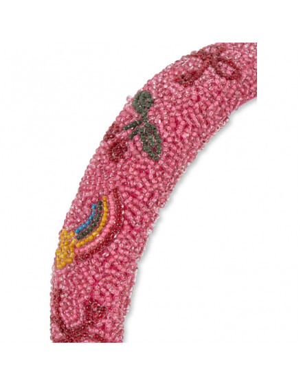 Beaded Hairbrace Bubblegum 4
