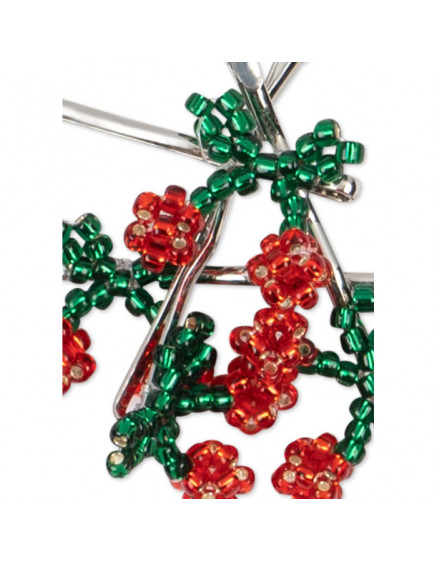 4 Pack Mini Cherry Hair Pin Cherry 2