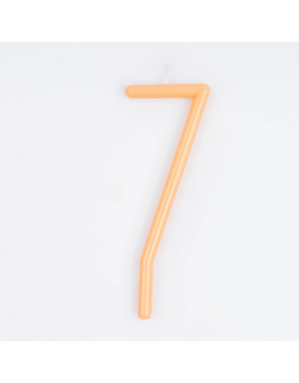 Slim Number 7 Candle One Size