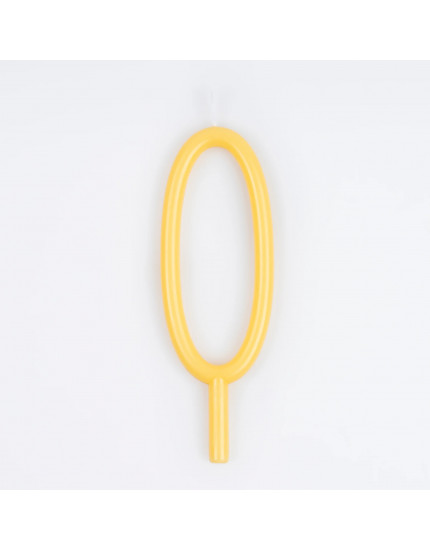 Slim Number 0 Candle One Size