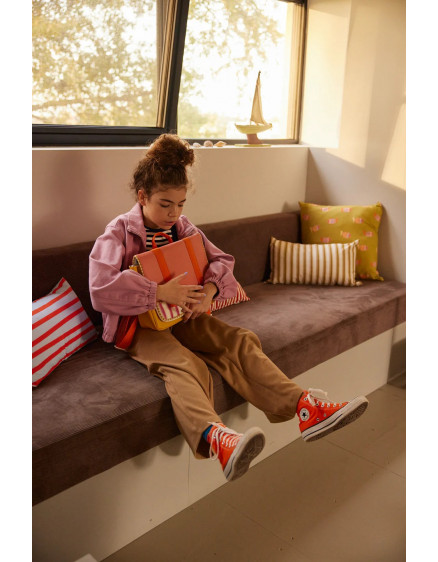 School Bag Coral Pink + Submarine Yellow 6