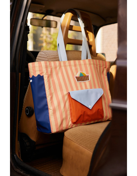 Shopper Coral Pink + Sandy Yellow 3