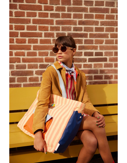 Shopper Coral Pink + Sandy Yellow 7