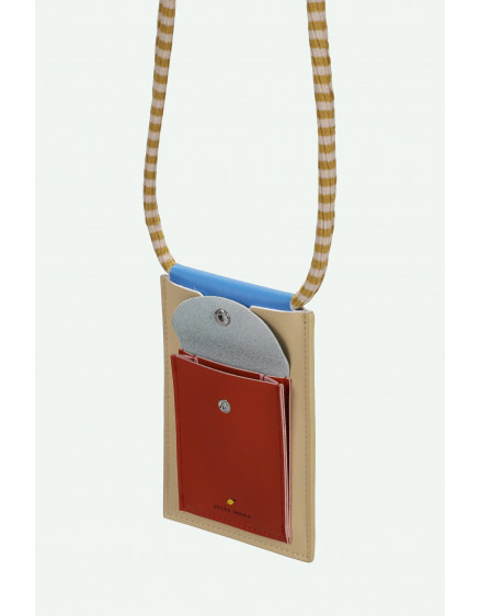 Phone Pouch Sandy Yellow + Rust 3