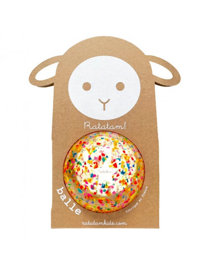 The Confetti Ball Sheep 10 cm Multicolored One Size