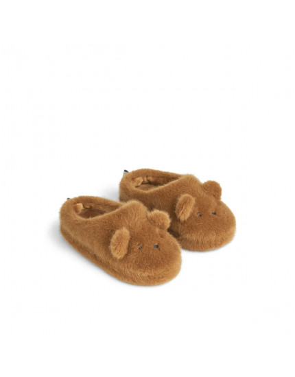 Aviaja Bear Slippers Golden Caramel