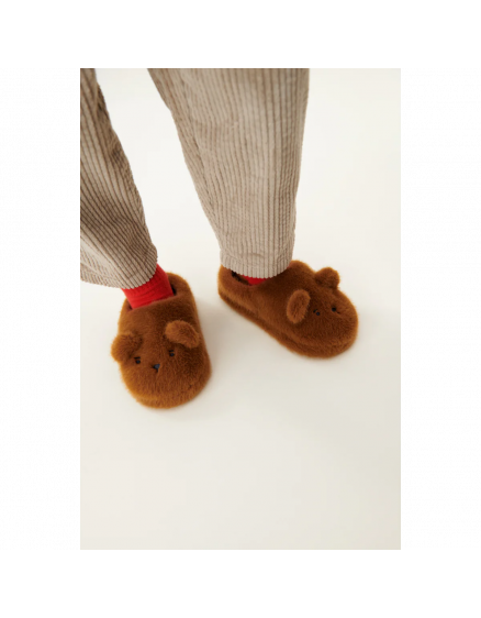 Aviaja Bear Slippers Golden Caramel 2