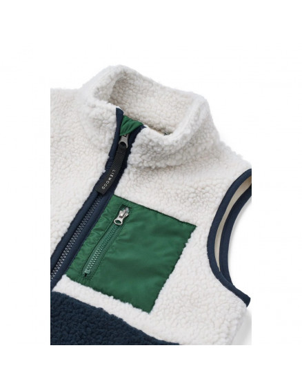 Vada Pile Vest Navy 3