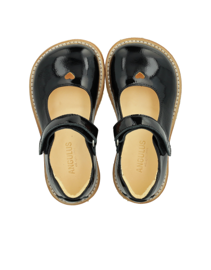 Туфлі Mary Jane with Heart & Velcro Black 26