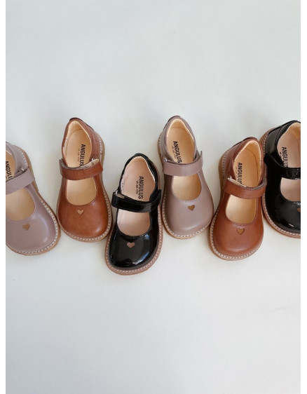 Туфлі Mary Jane with Heart & Velcro Black 7