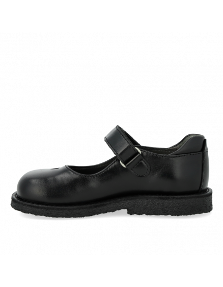 Туфлі Mary Jane with heart Black Leather 4