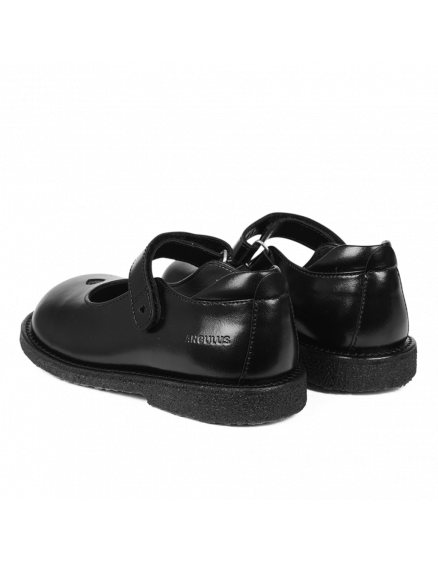 Туфлі Mary Jane with heart Black Leather 2