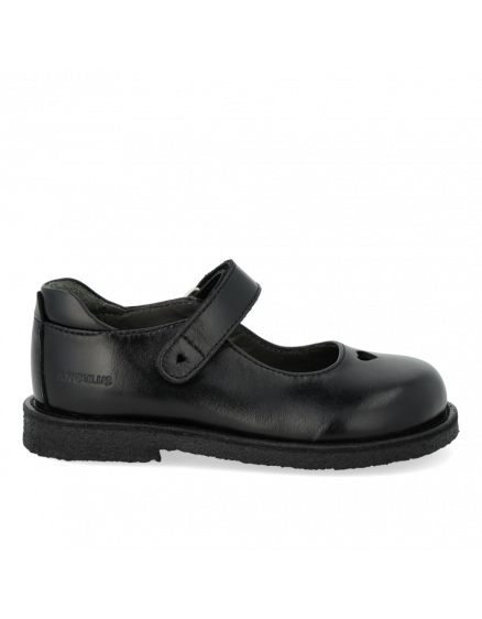 Туфлі Mary Jane with heart Black Leather 8