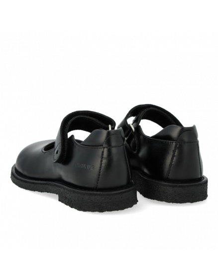 Туфлі Mary Jane with heart Black Leather 7