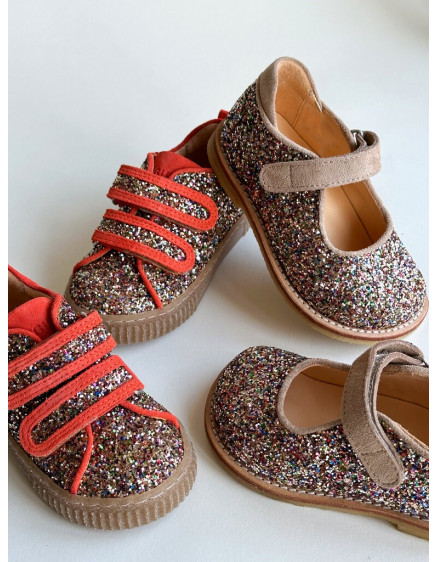 Mary Jane Sand Multi Glitter 6