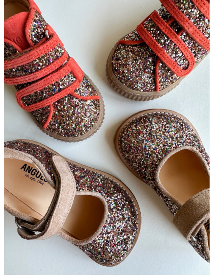 Mary Jane Sand Multi Glitter 2