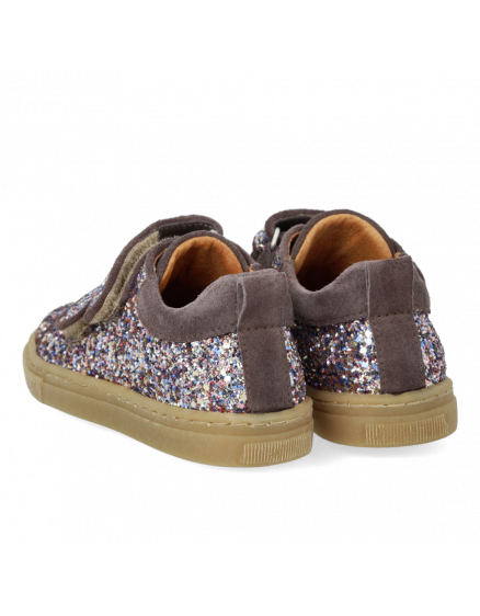 Sparkling glitter sneaker Pastel Multi 5