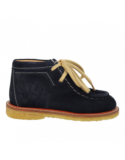 Apron toe with contrast stitching Navy 5